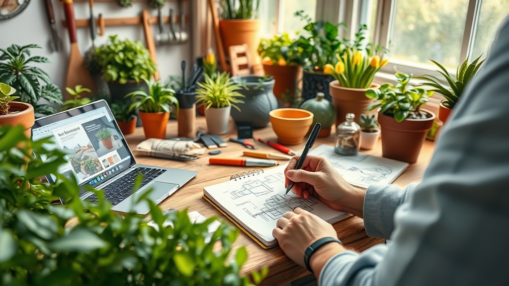 איך להתחיל בעיצוב גנים